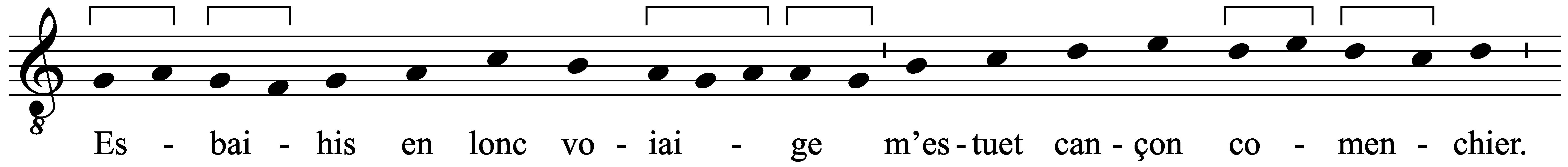 Work musical notation